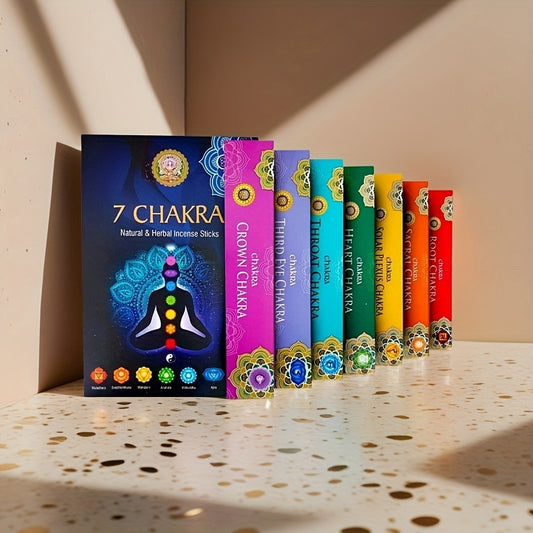 7 Chakra Incense Sticks for Meditation