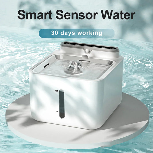 Automatic Cat Water Fountain Wireless Sensor Portable Rechargeable Dispenser Pet Drinking Fountain for Cats