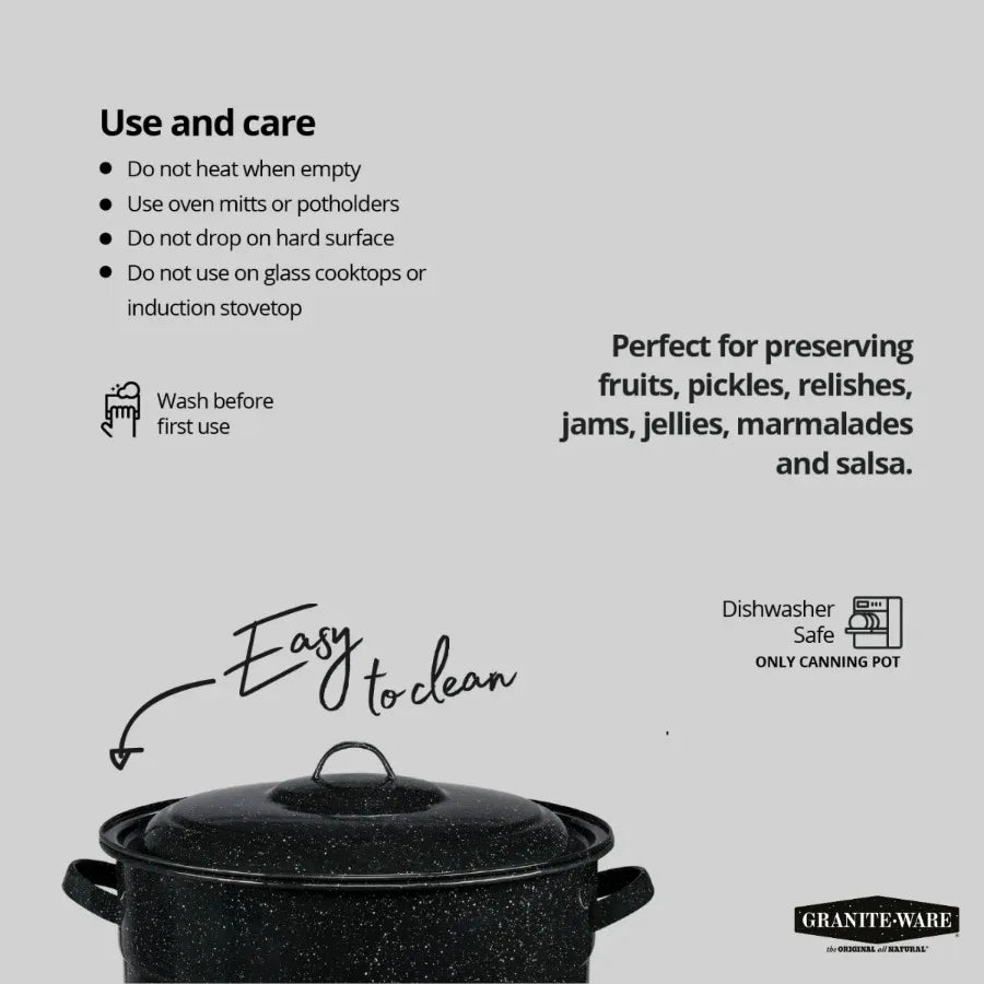 Granite Ware 21.5 Quart Water Bath Canner