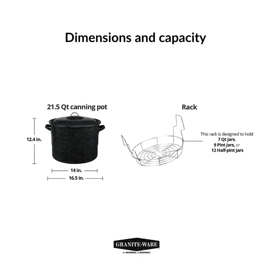 Granite Ware 21.5 Quart Water Bath Canner