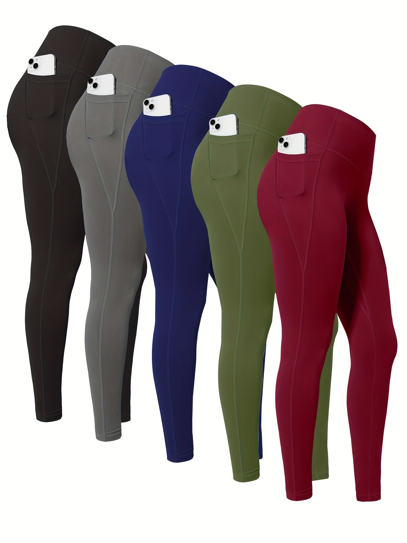 High Waist Yoga Leggings with Pockets