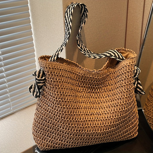 Bohemian Woven Tote Bag for Women