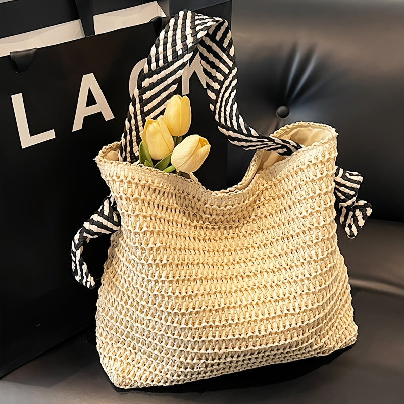 Bohemian Woven Tote Bag for Women
