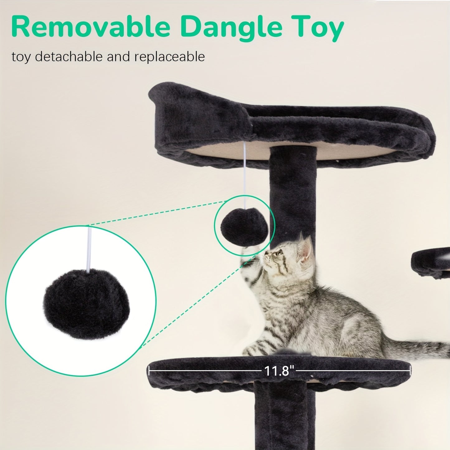 Large Multi-Level Cat Tree Activity Center