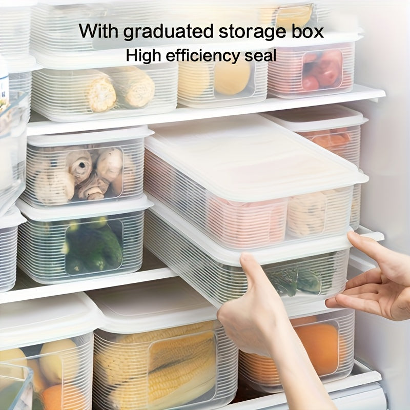 8pcs Transparent Food Storage Containers Set