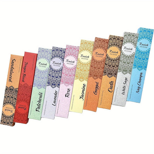Natural Incense Sticks 10-Pack Mixed Scents