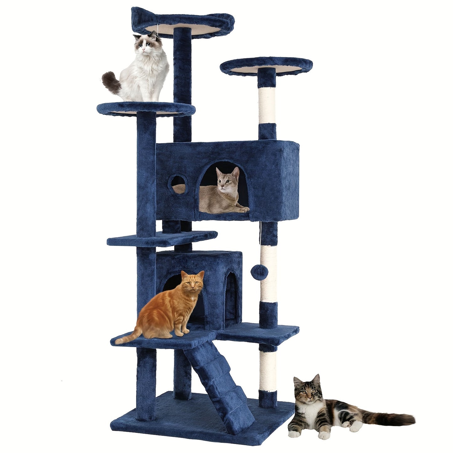 Large Multi-Level Cat Tree Activity Center