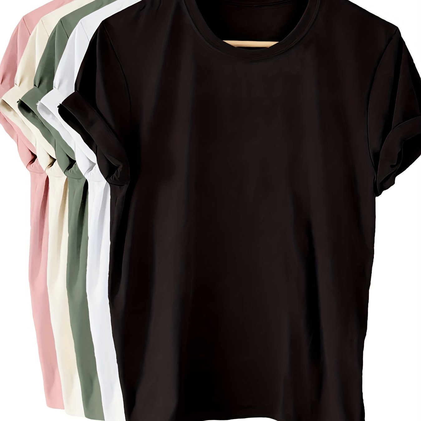 5-Pack Women's Cotton Casual T-Shirts