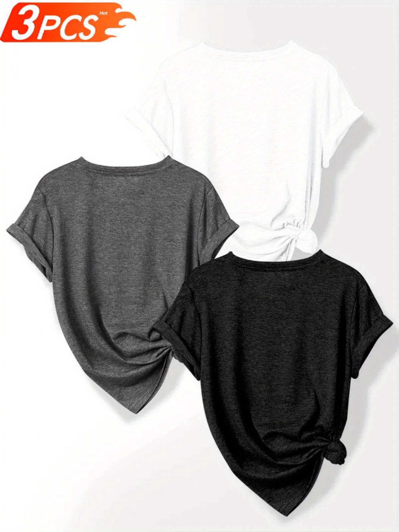 Casual Alphabet T-Shirt Set for Women