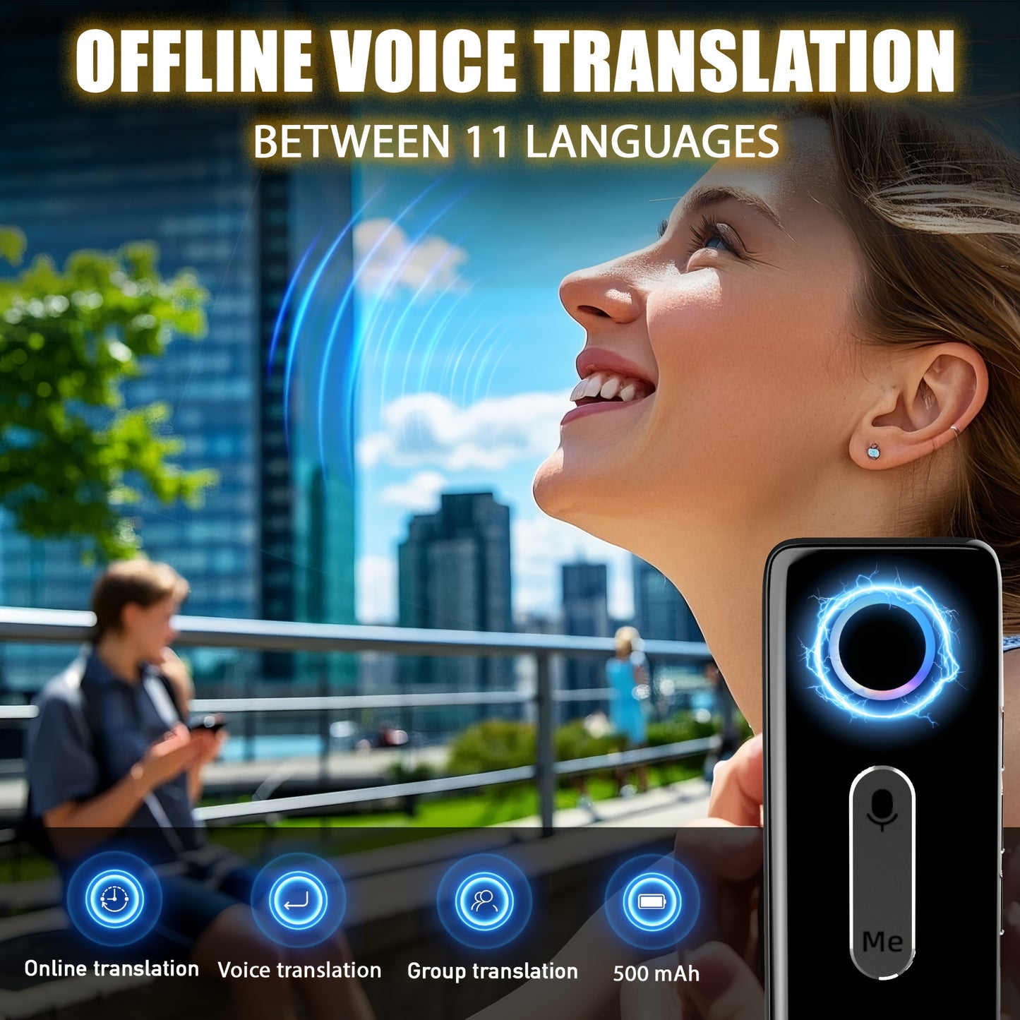 Peiko X9 Compact Language Translator Device