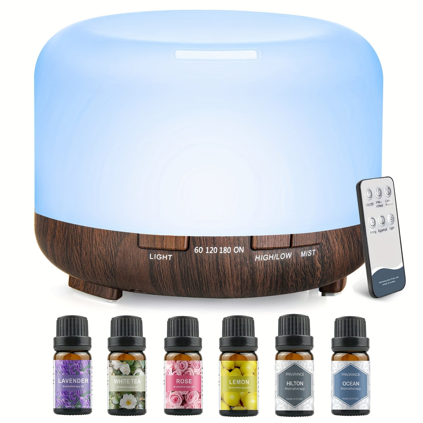 Aromatherapy Oil Diffuser With Remote Control