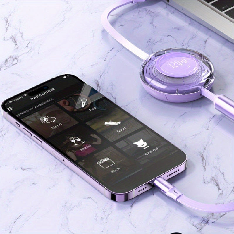 120W 3in1 Fast USB Charging Cable