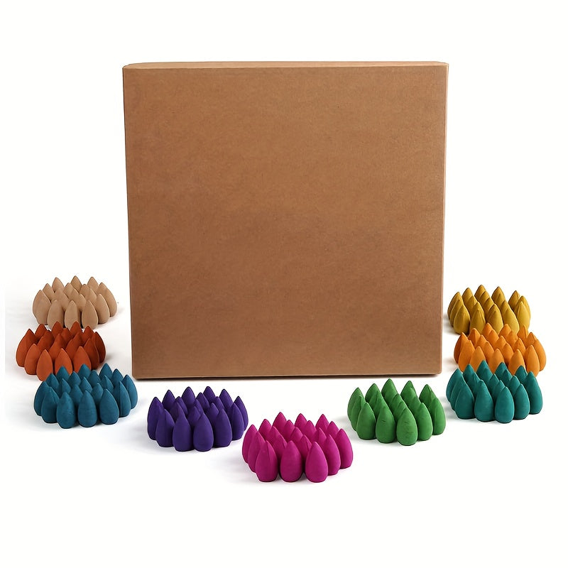 360pcs Backflow Incense Cones Natural Scents