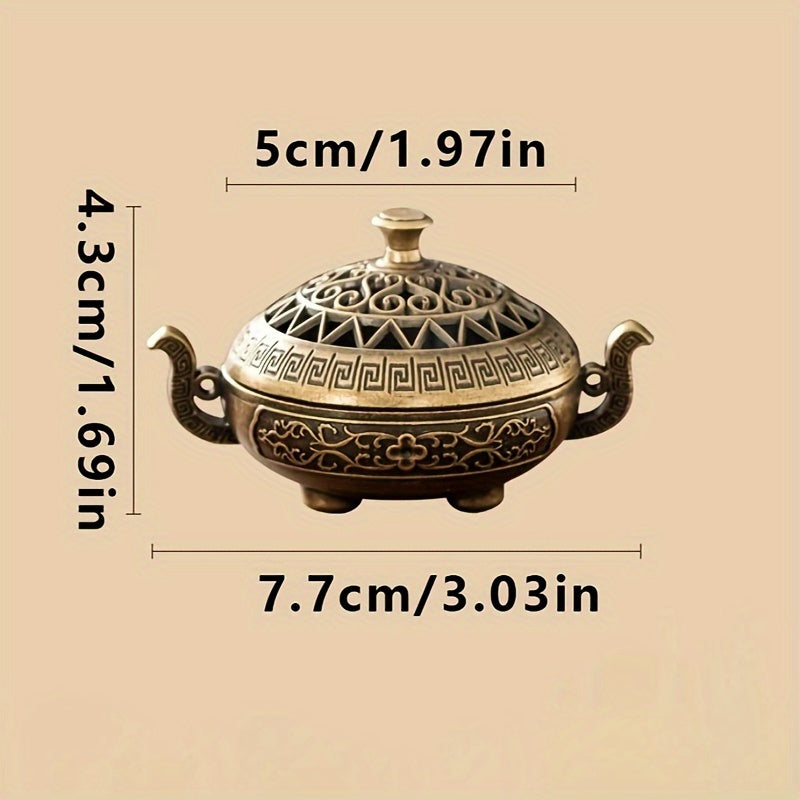 Nepalese Bronze-Inspired Incense Holder