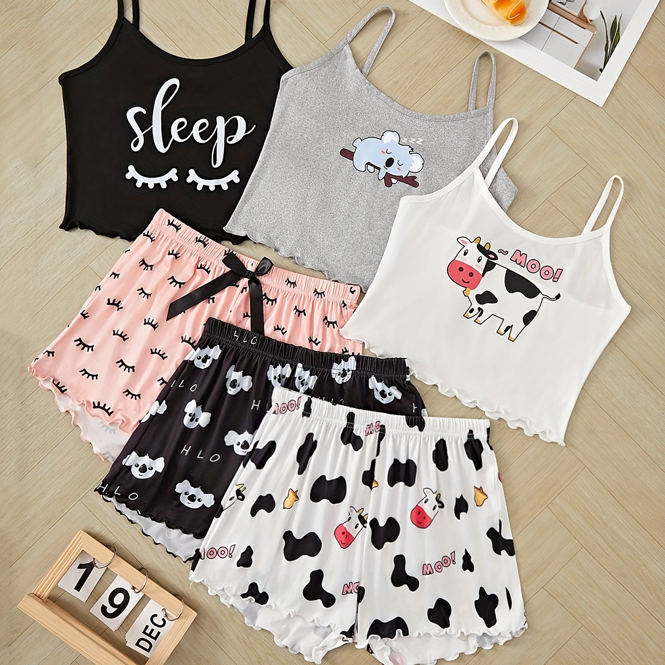 Women's Sweet Pajama Set for Comfort