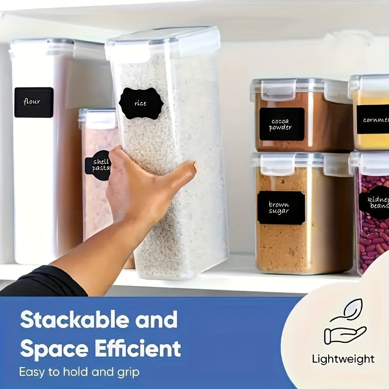 84 Pack Airtight Food Storage Containers Set BPA Free Leak Proof Stackable Kitchen Organizers with 42 Lids 42 Boxes Spoon Labels and Pen