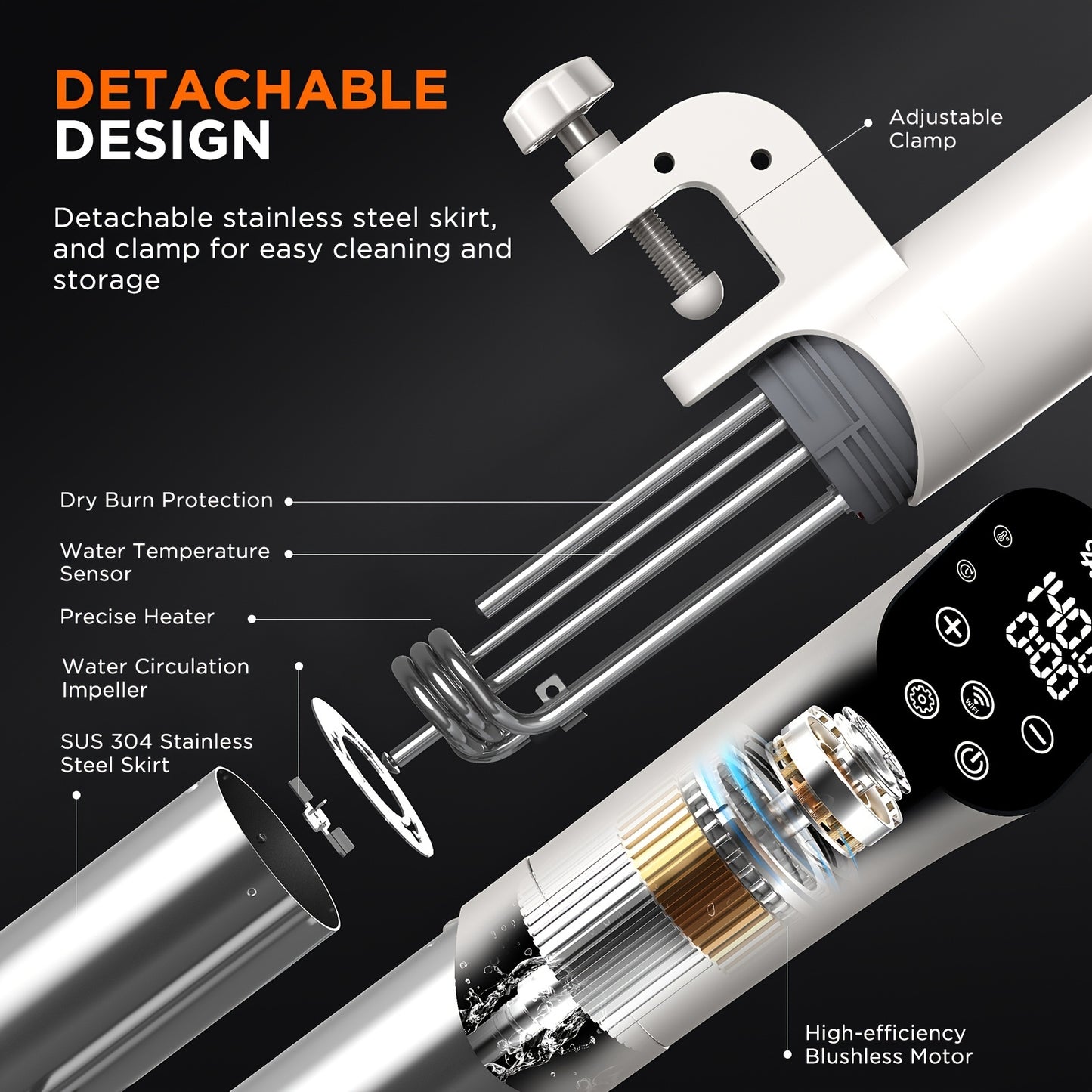 Wifi Sous Vide Immersion Circulator 1100W