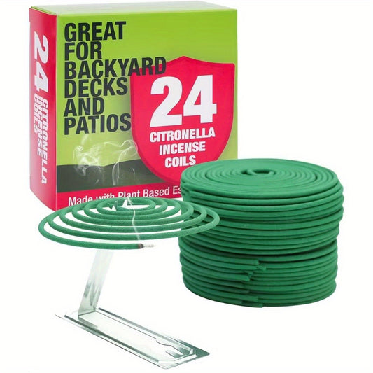 Citronella Incense Coils 2 Pack Set
