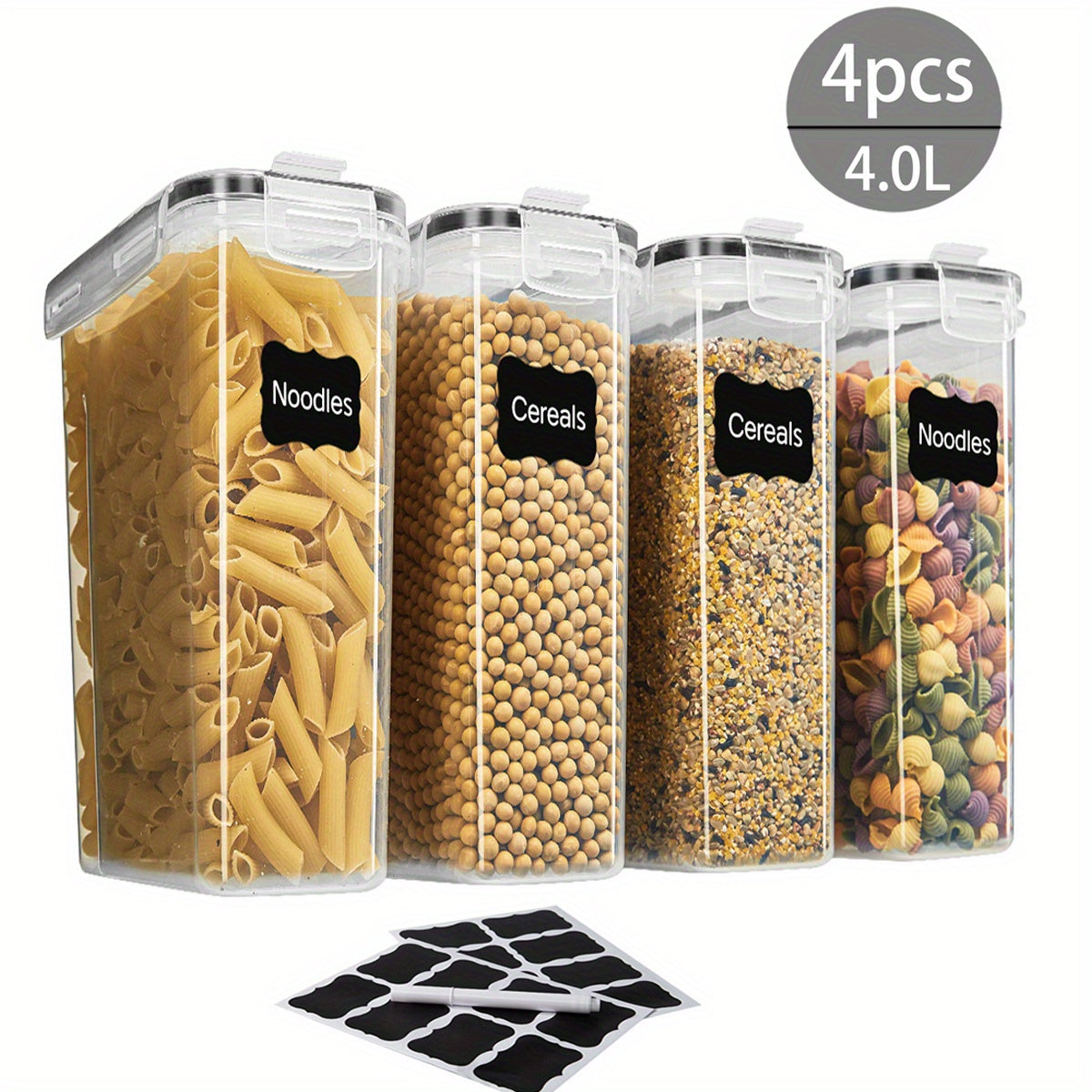 8pcs Sealed Food Storage Containers Set