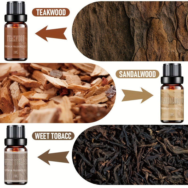 Gentlemen's Aromatherapy Essential Oils Set