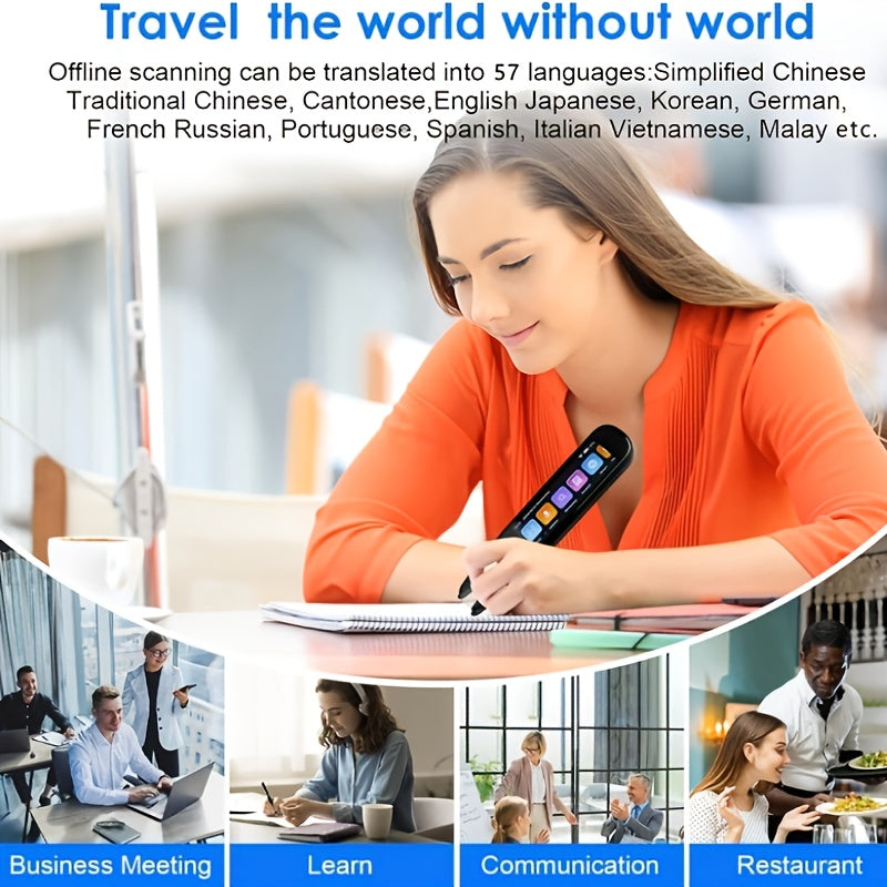 Wireless OCR Translation Pen with Multi-Language Support