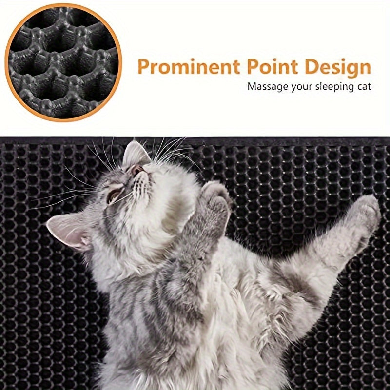 Cat Litter Mat Honeycomb Design Easy Clean