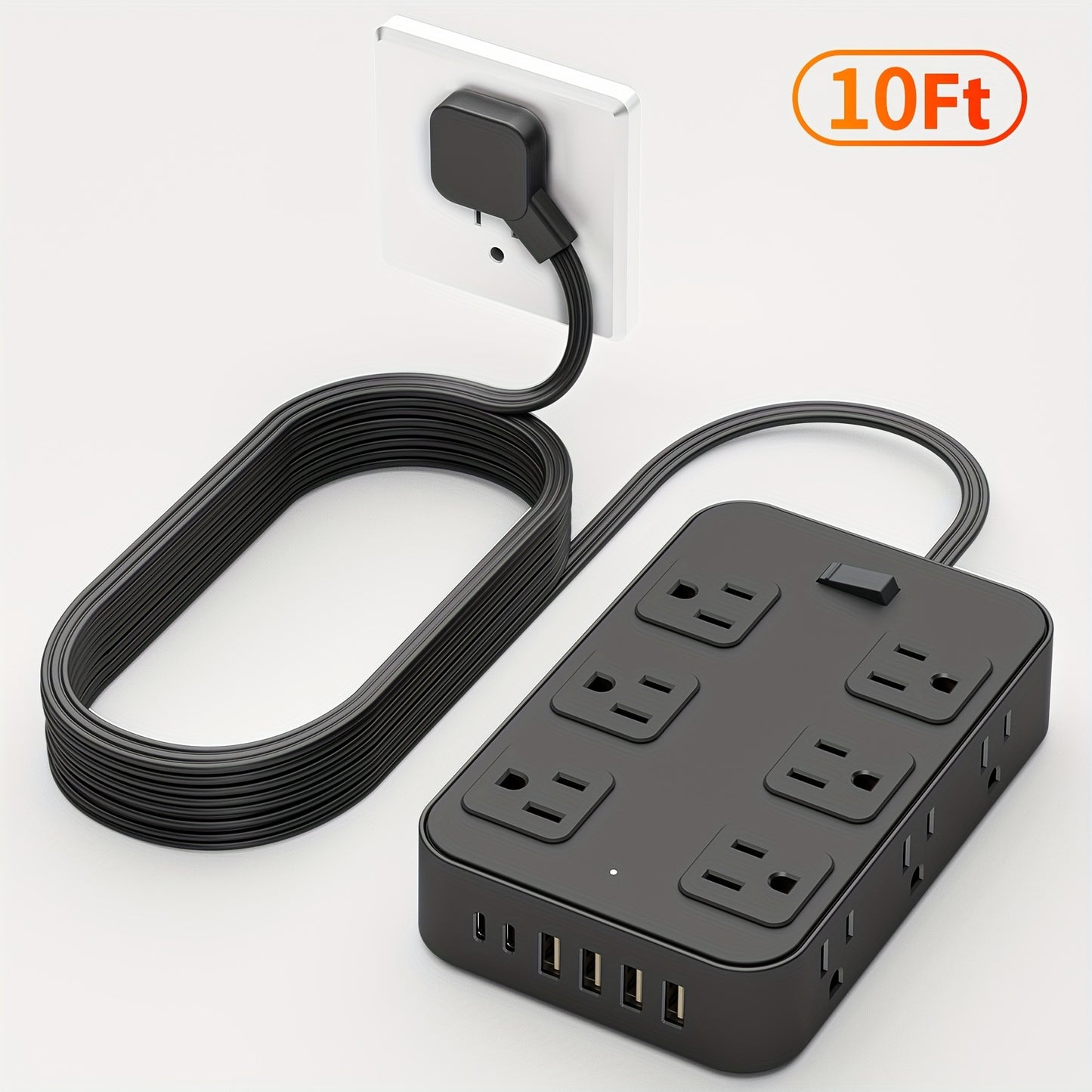 Multifunctional Surge Protector Power Strip