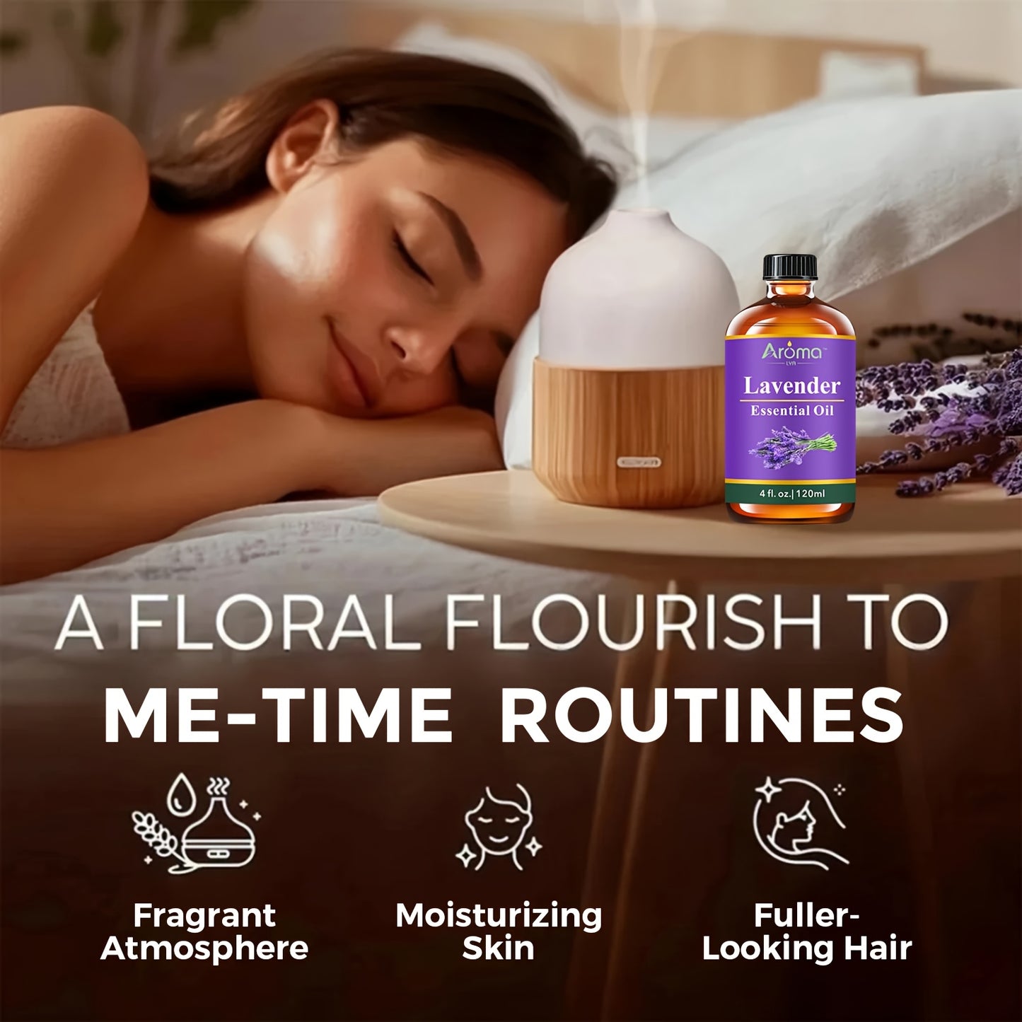 Natural Essential Oils Set for Home Aromatherapy