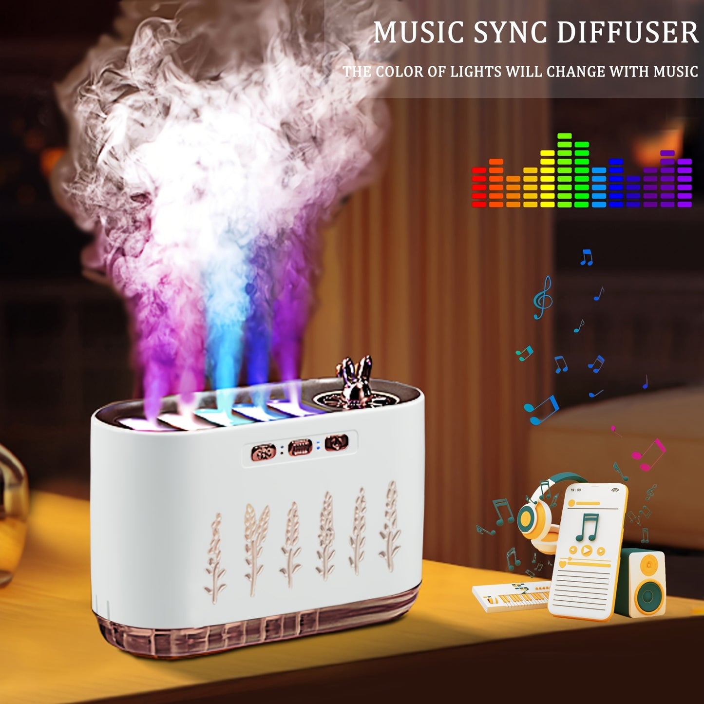 Portable Essential Oil Diffuser Humidifier