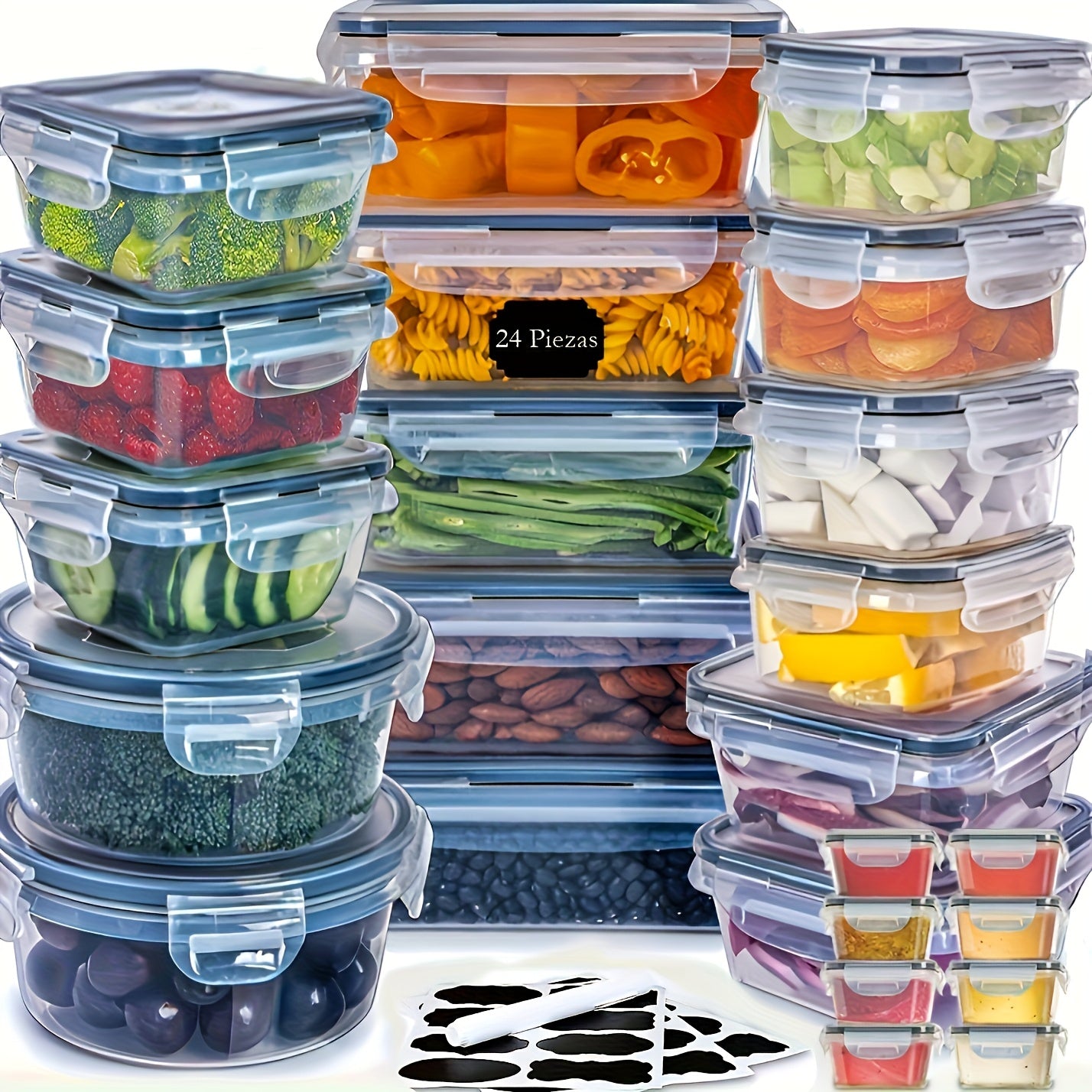 48 Piece Airtight Food Storage Set