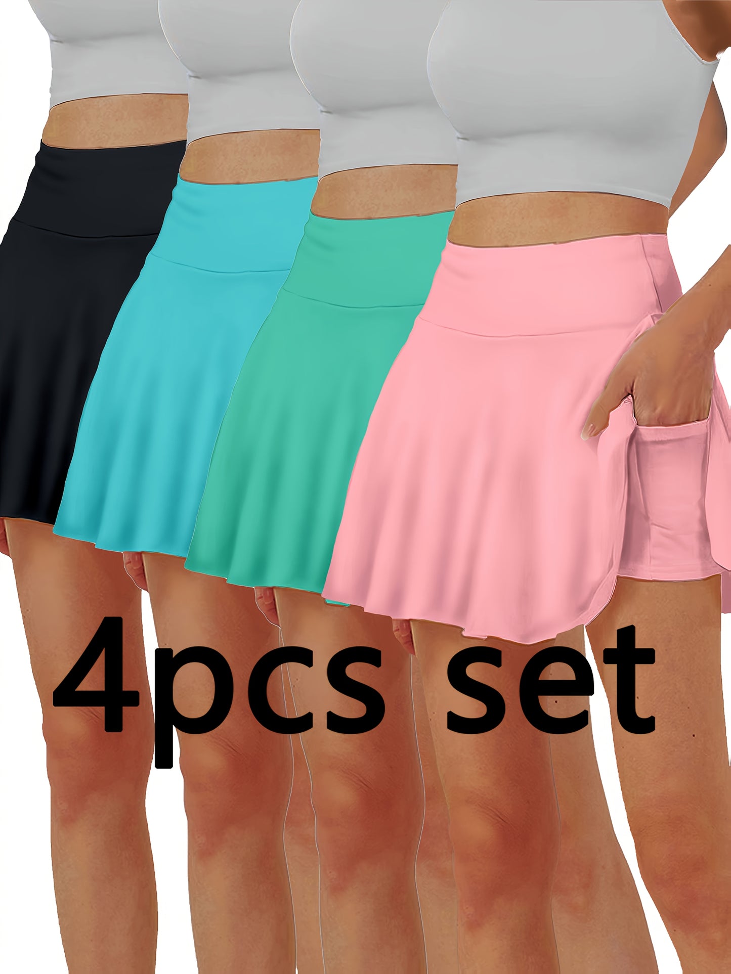 Elegant Women's Summer Skirt with Pockets