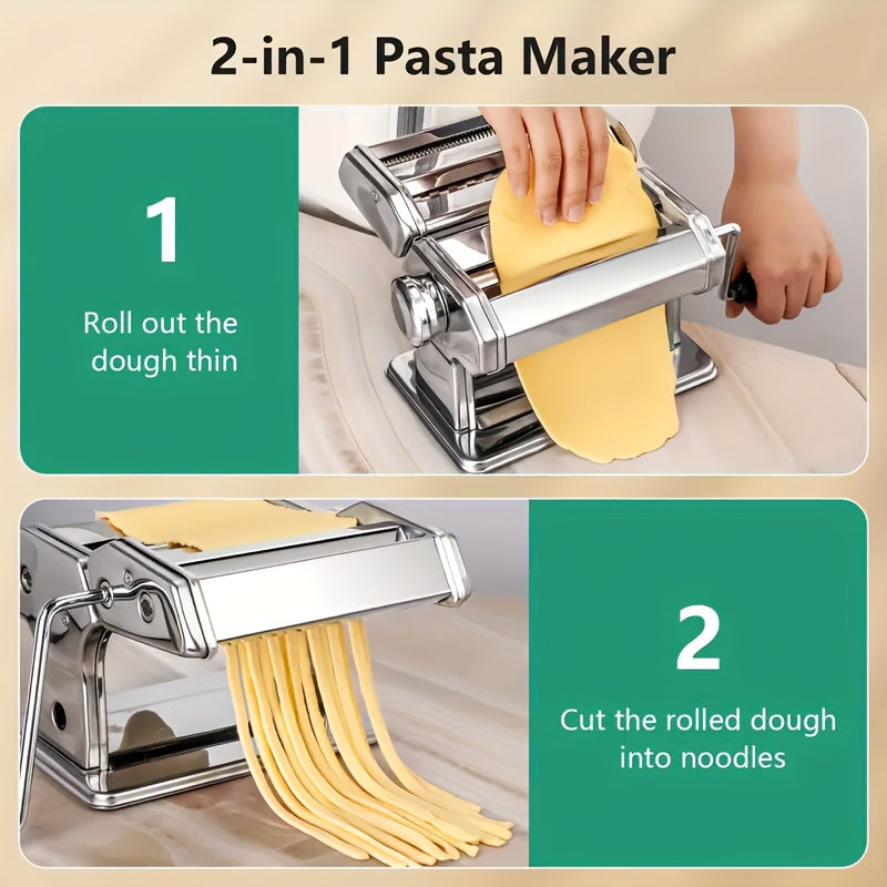 Manual Stainless Steel Pasta Maker Machine