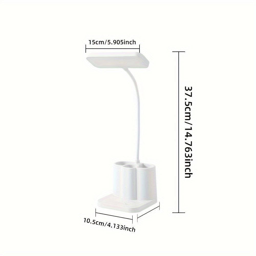 Adjustable LED Desk Lamp with USB Charging