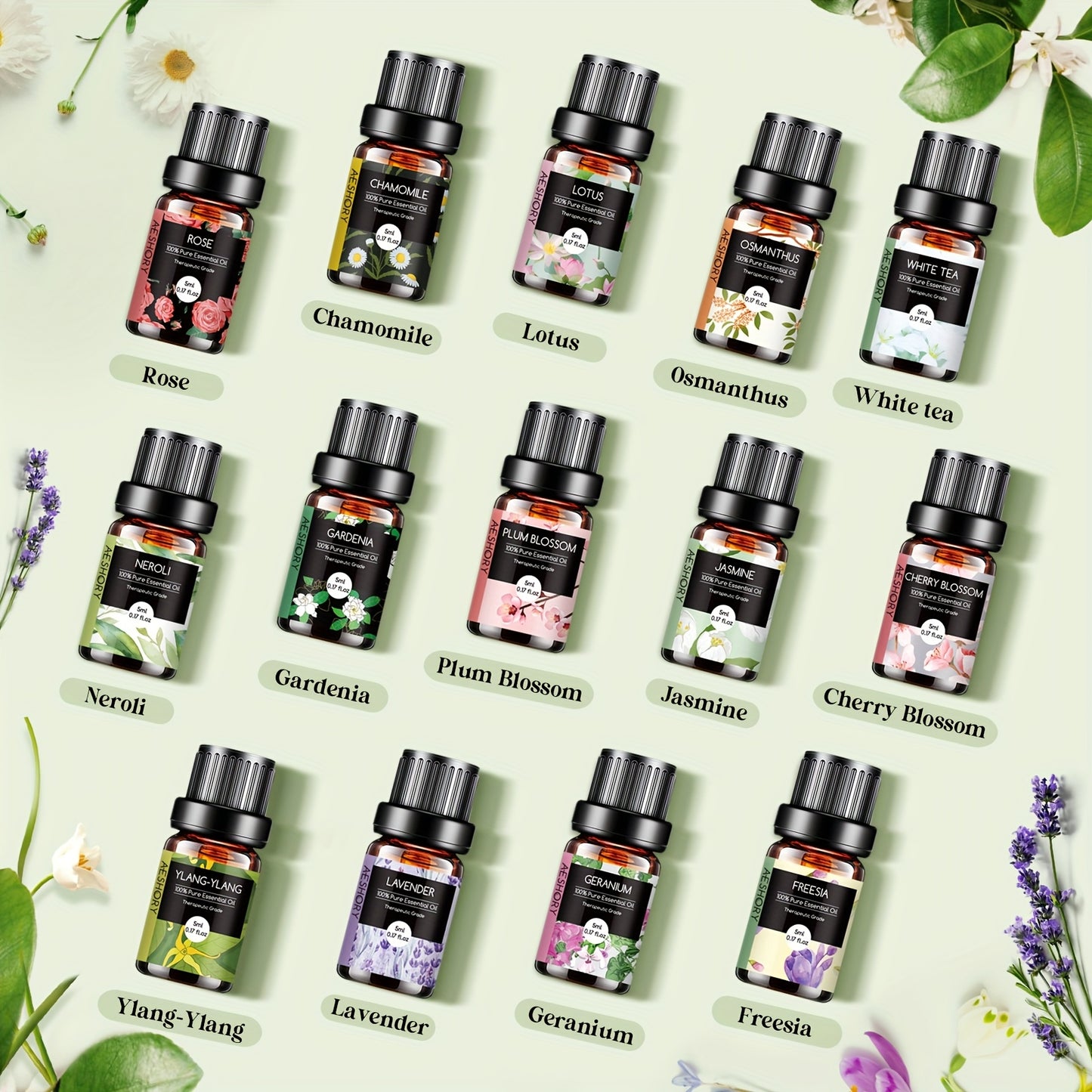 14 Piece Bakery Floral Essential Oils Set