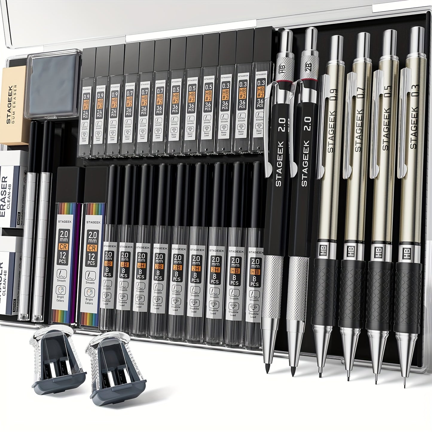 37 Piece Art Mechanical Pencil Set