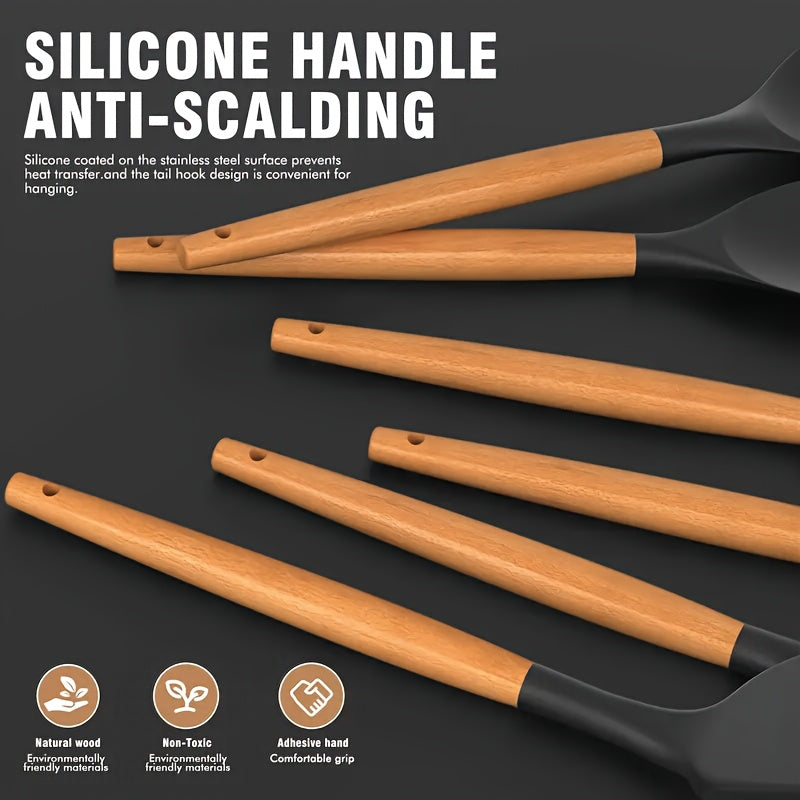 Silicone Kitchen Utensil Set 33 Pieces