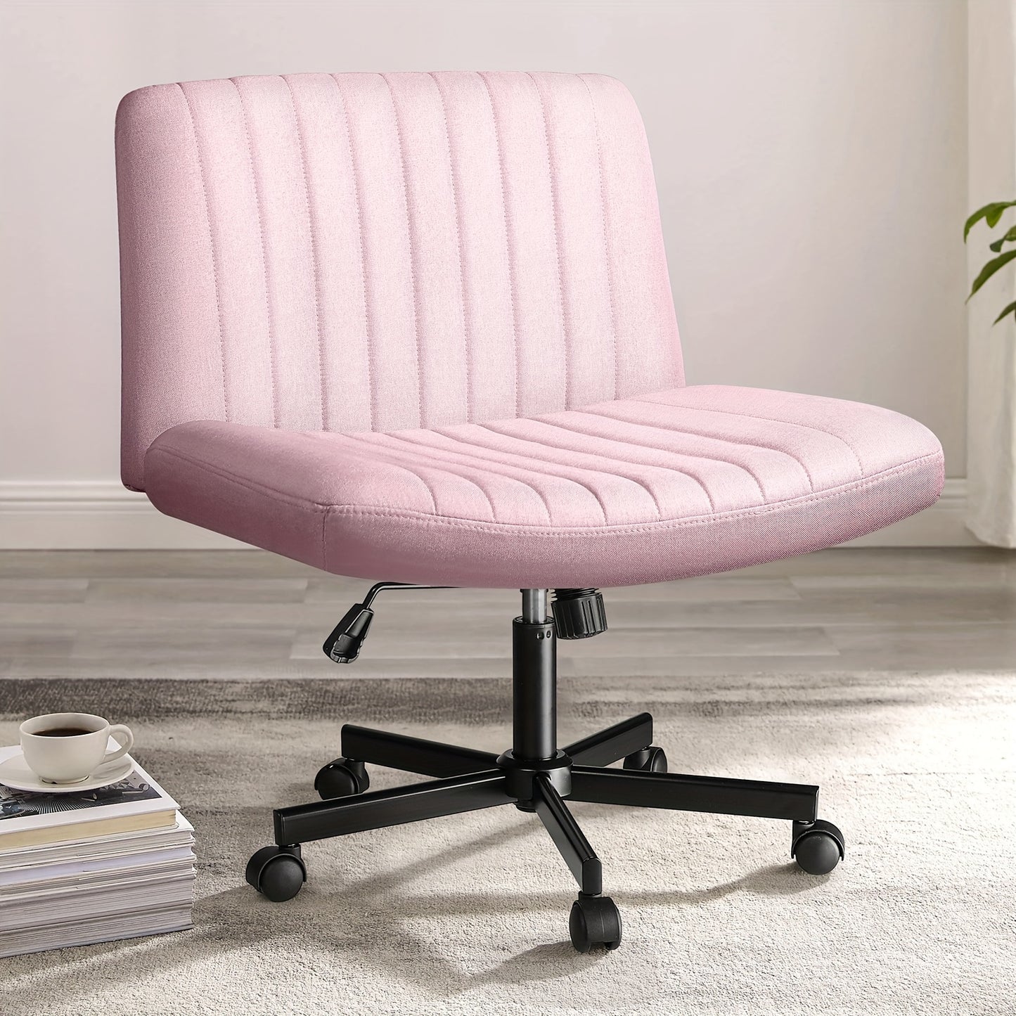 Ergonomic Rolling Chair with Adjustable Height