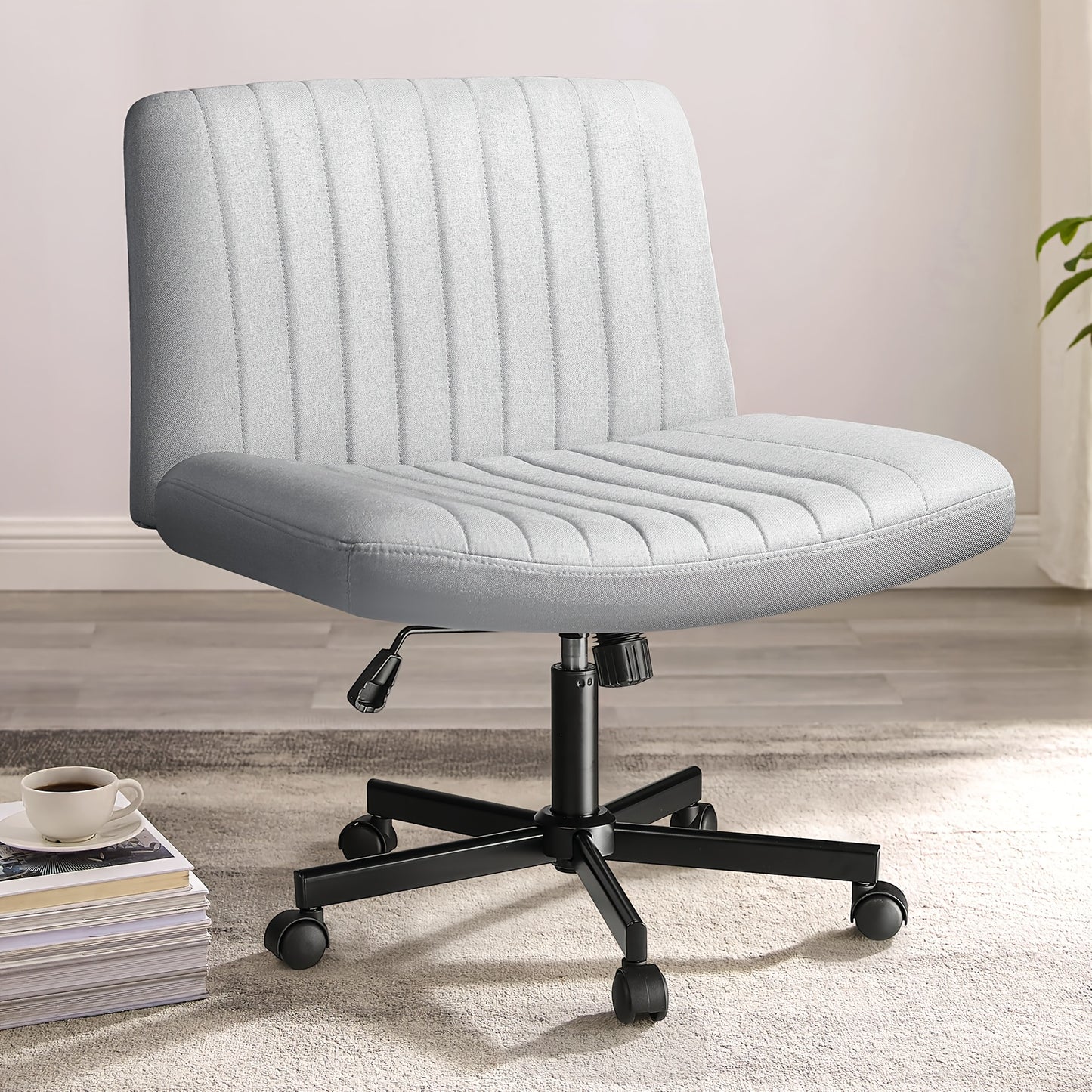 Ergonomic Rolling Chair with Adjustable Height