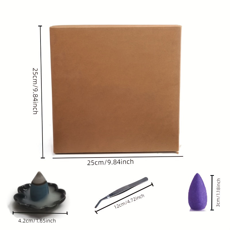360pcs Backflow Incense Cones Natural Scents
