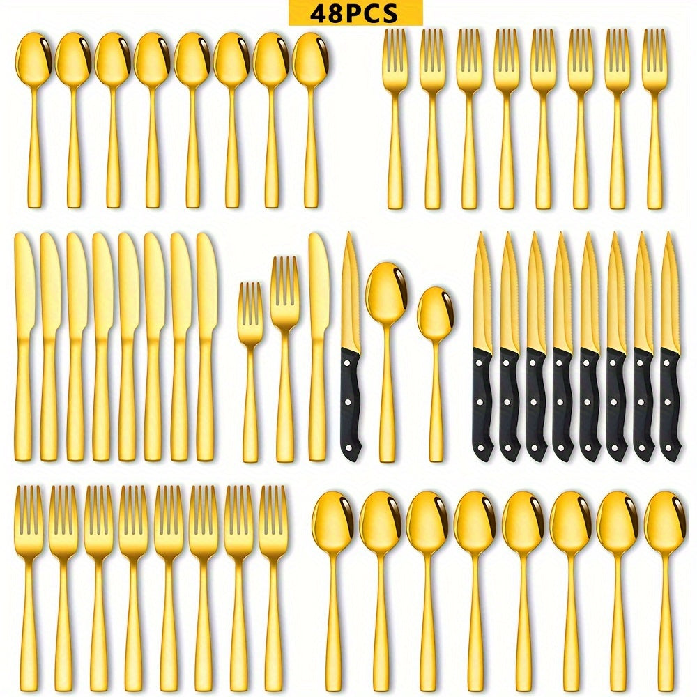 Stainless Steel Cutlery Set for Eight Persons