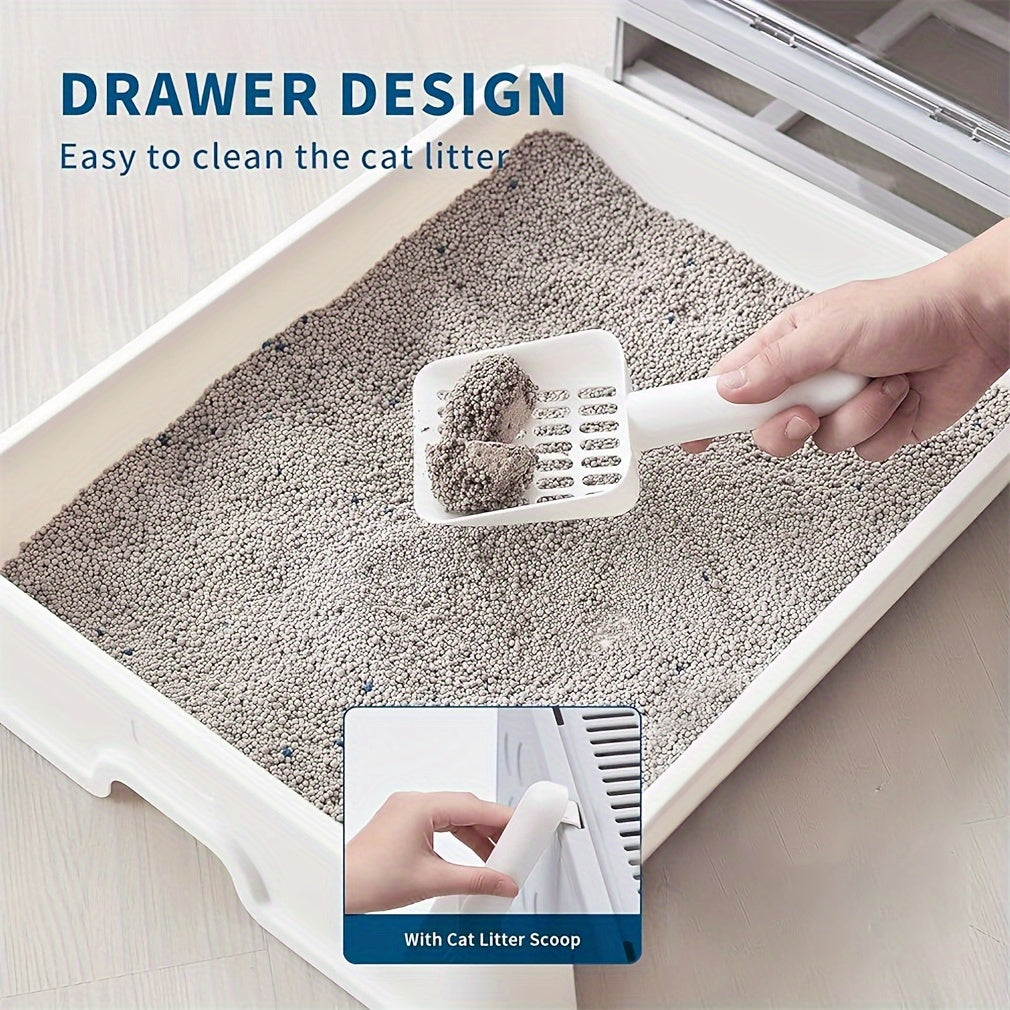 Odor-Control Cat Litter Box 22lbs Capacity