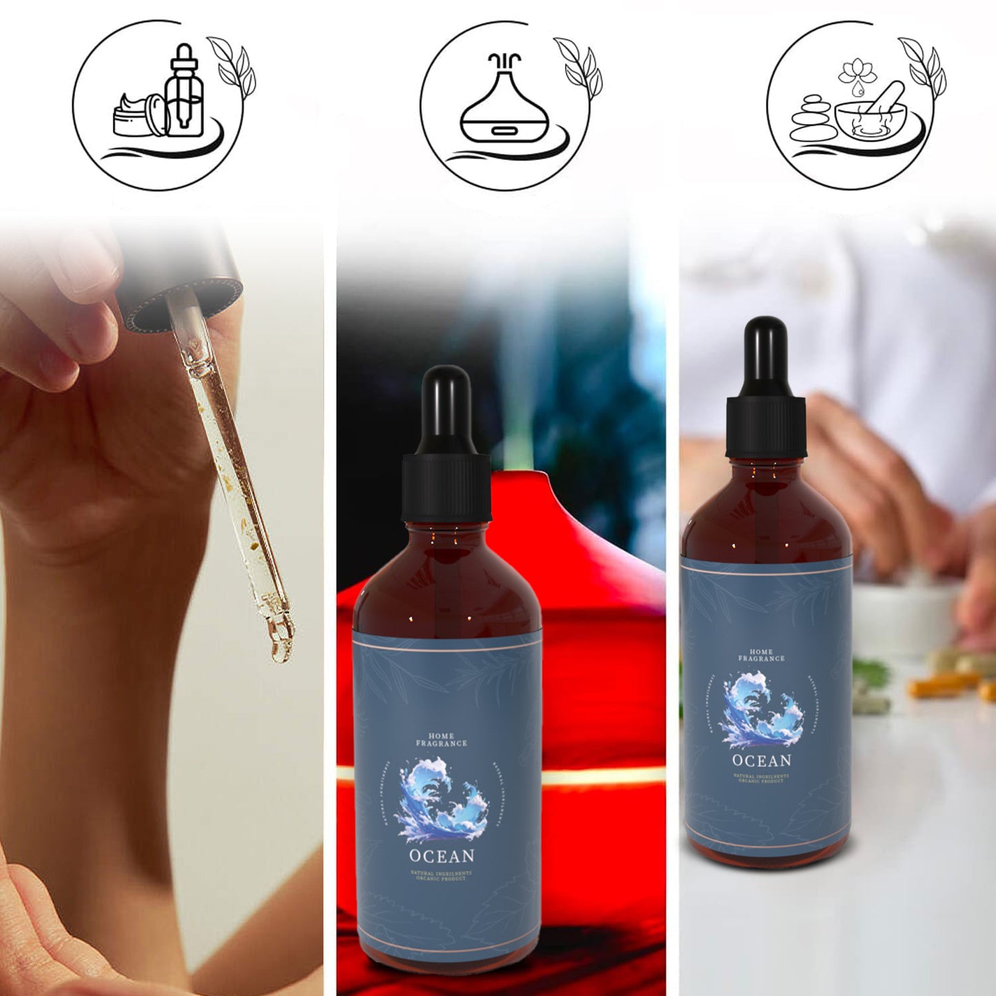 Marine Essential Oils For Aromatherapy Diffusers