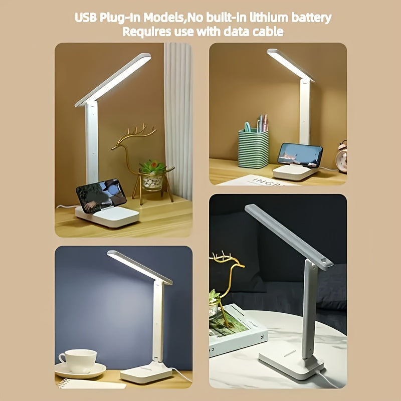 Foldable Touch Control Desk Lamp with Charger