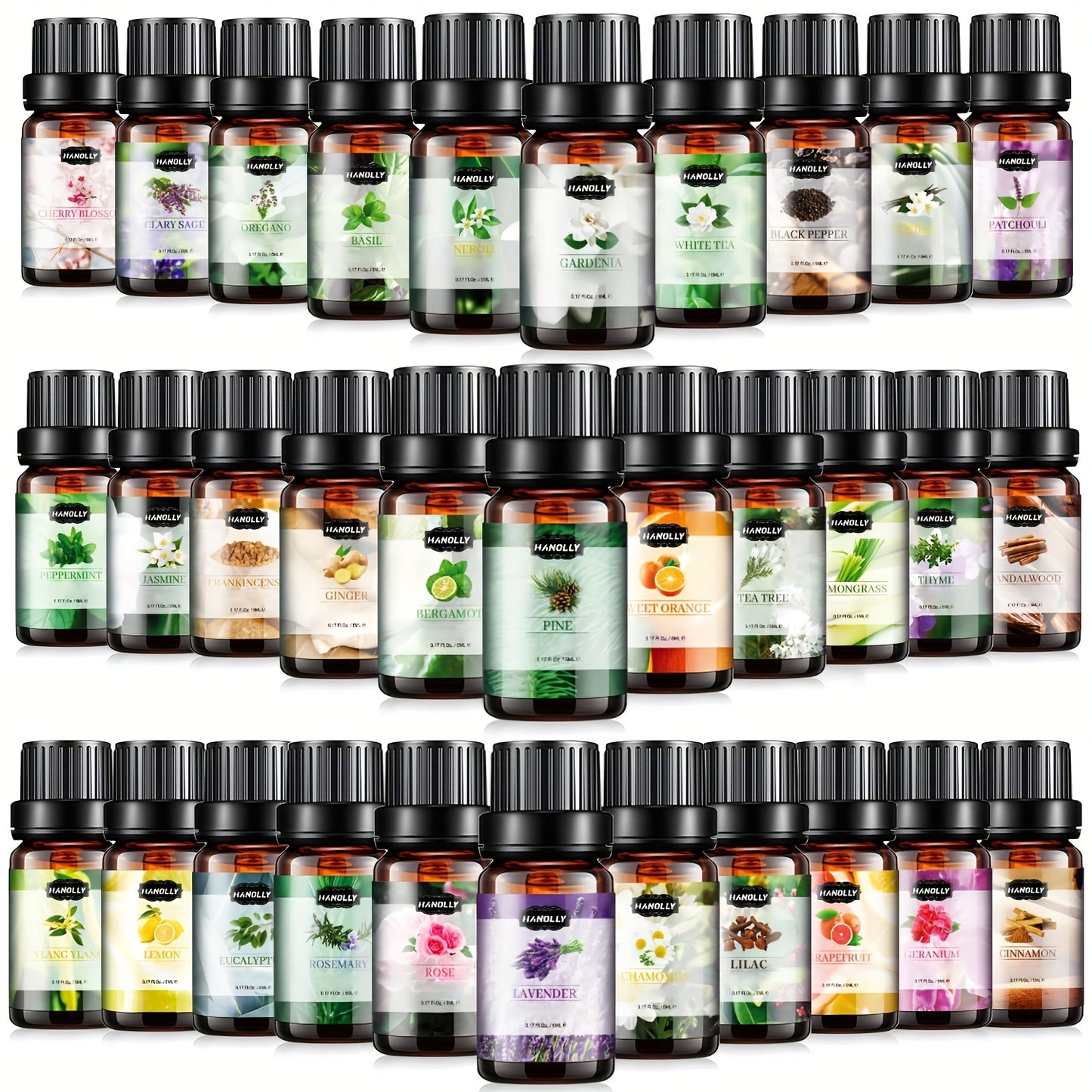 Essential Oils Aromatherapy Kit 12 Pieces 26 Pieces 32 Pieces 48 Pieces Essential Oils Set Aromatherapy Kit for Diffuser Humidifier Candle Making Best Valentines Day Gift