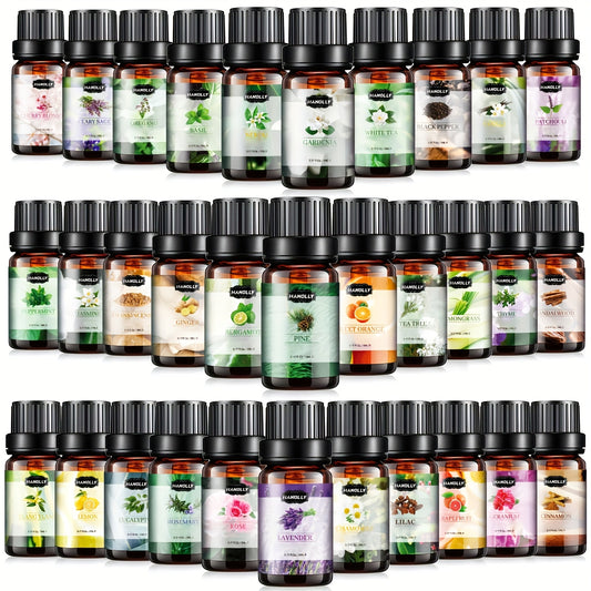 Essential Oils Aromatherapy Kit 12 Pieces 26 Pieces 32 Pieces 48 Pieces Essential Oils Set Aromatherapy Kit for Diffuser Humidifier Candle Making Best Valentines Day Gift
