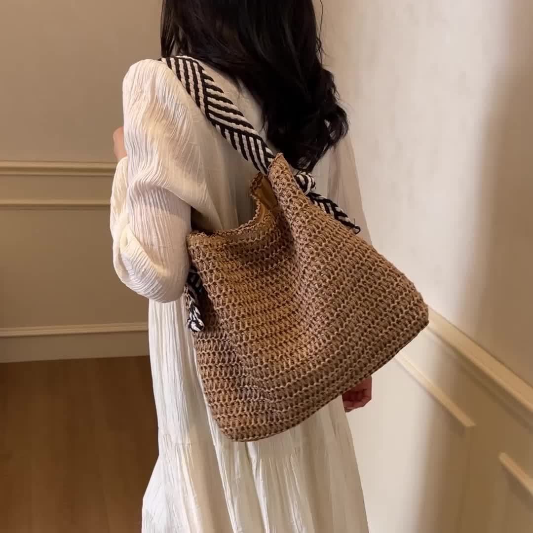 Bohemian Woven Tote Bag for Women